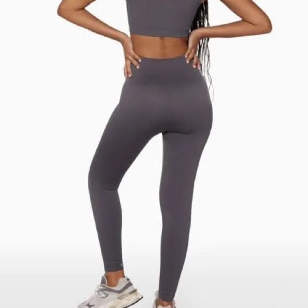 SET ACTIVE SCULPTFLEX POWER LEGGINGS- GREY M - Picture 2 of 3